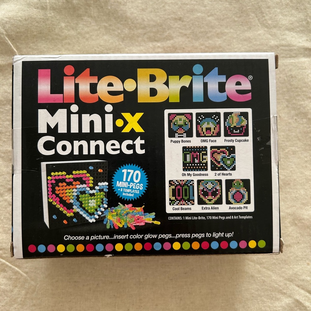 Hasbro Lite-Brite Mini-X Connect Toy - Multicolor - Picture 3 of 5